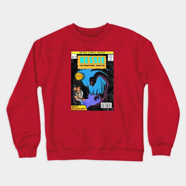 NESSIE COMIC Crewneck Sweatshirt by theanomalius_merch